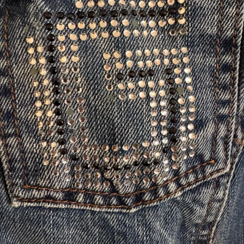 Dolce & Gabbana Denim Jean Jacket with Rhinestones - Picture 5 of 14